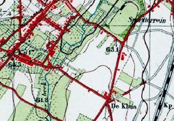 1937 Uitsnede omgeving Kluis