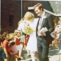1973-06-22 Juf Margriet Jongsma trouwt foto de Rooij 2C