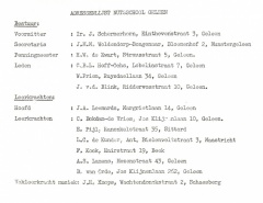 1964 namenlijst bestuur en team