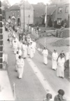 1953 Processie van uit Neerbeek foto Eussen-Peters1