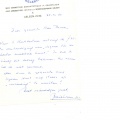 1964 bedankbriefje vw  noodkerk