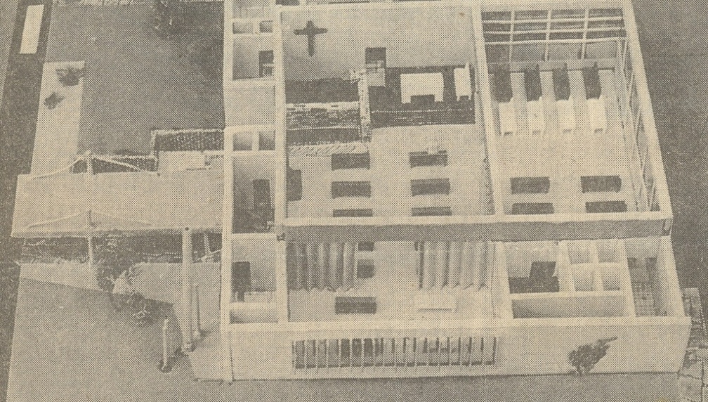 1970  niewe kerk maquette