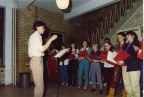 1981 Joy repetitie in St.Josefschool; foto Claessens 