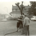 1964 brandweeroefening Ziekenhuis
