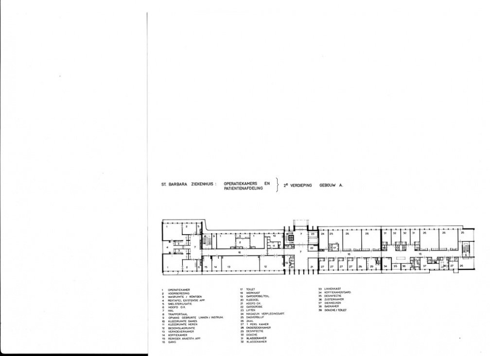 1973 Barbaraziekenhuis - 2e verdieping=A